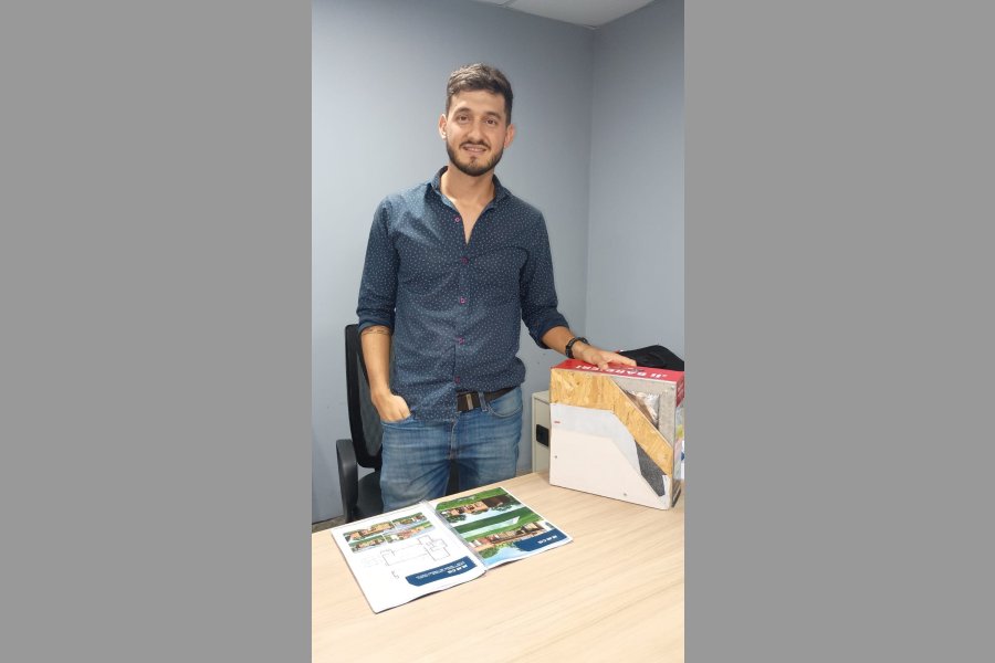 Gabriel en su empresa, habló con Nuevo Diario.