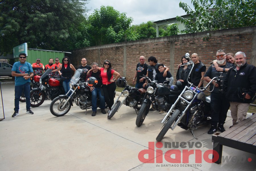 La familia motoquera que espera con ansias esta gran jornada solidaria.