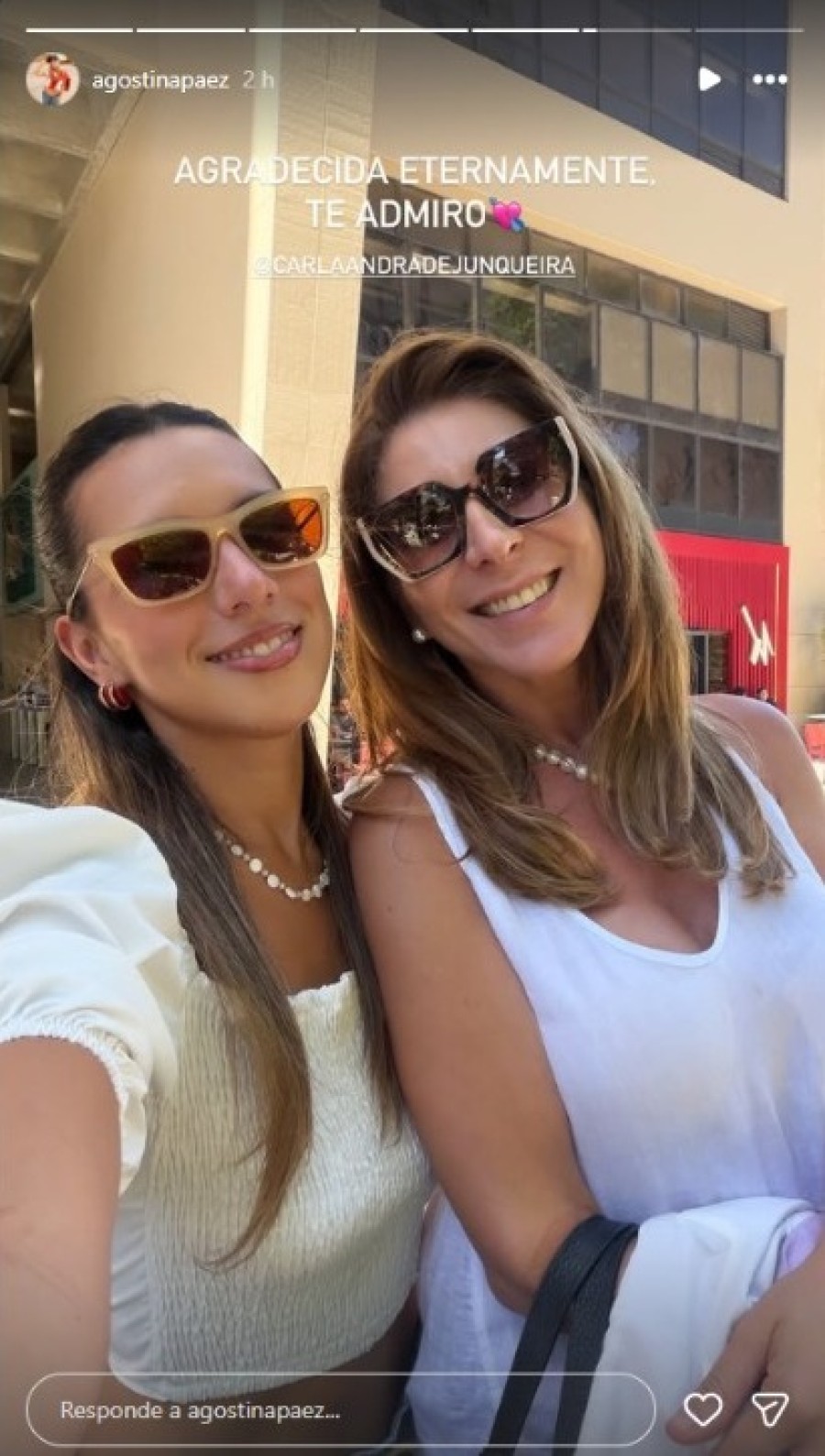 Carla Junqueira, su abogada brasile&ntilde;a, con la cual Agostina se mostr&oacute; muy agradecida estas &uacute;ltimas horas.