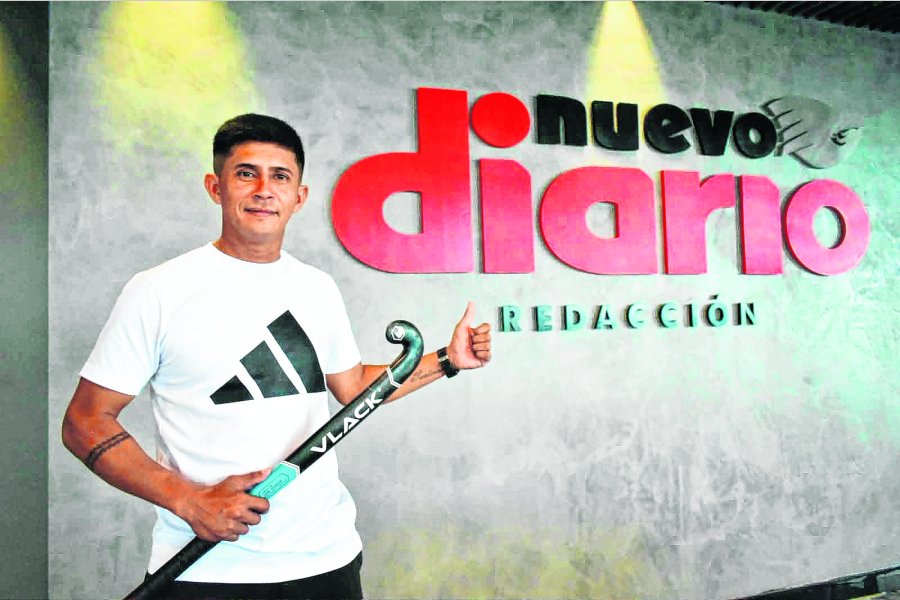 Marcos Chávez, en su visita a Nuevo Diario.