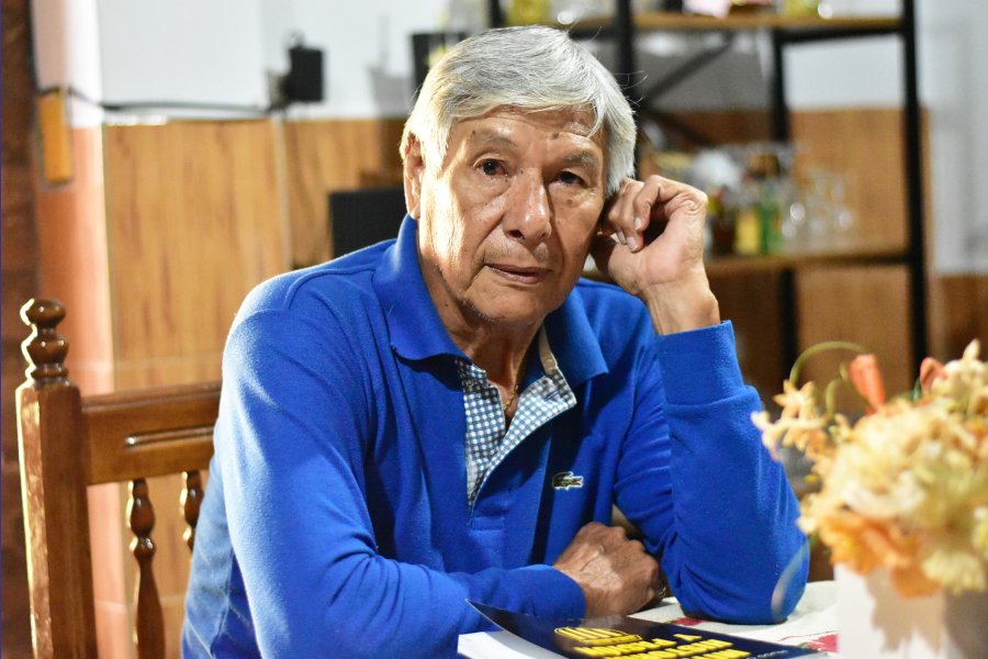Luis Luna, recibió a Nuevo Diario, en su domiclio.