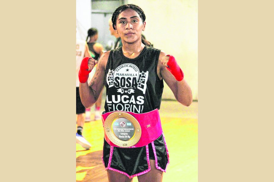 Stefanía Ibáñez es campeona de la Liga Bonaerense.
