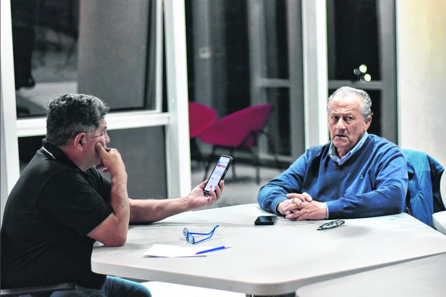 Pedro Gelid, en su visita a Nuevo Diario.