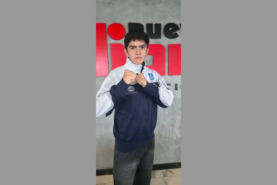 José Llanos, peleará en los 83 kg. Tiene potencia.