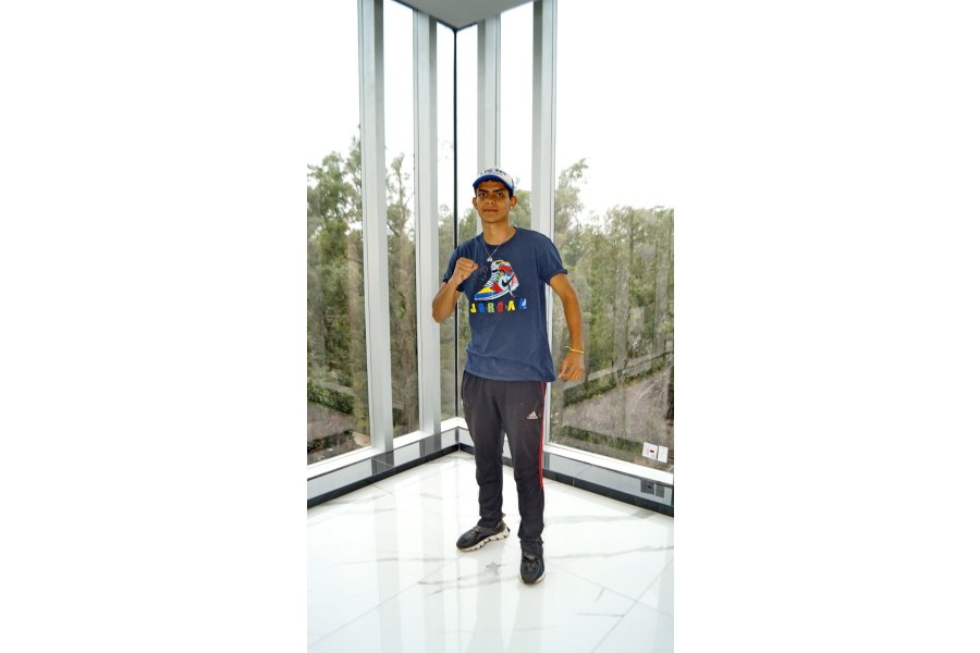 Facundo Pansarini, en su visita a Nuevo Diario.