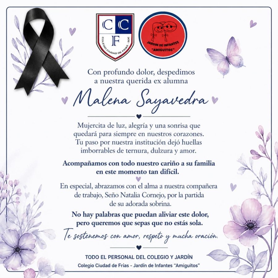 La dolorosa despedida del Colegio Ciudad de Fr&iacute;as.
