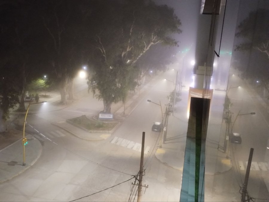 <b>As&iacute; luc&iacute;a el Parque Aguirre alrededor de las 6.</b>