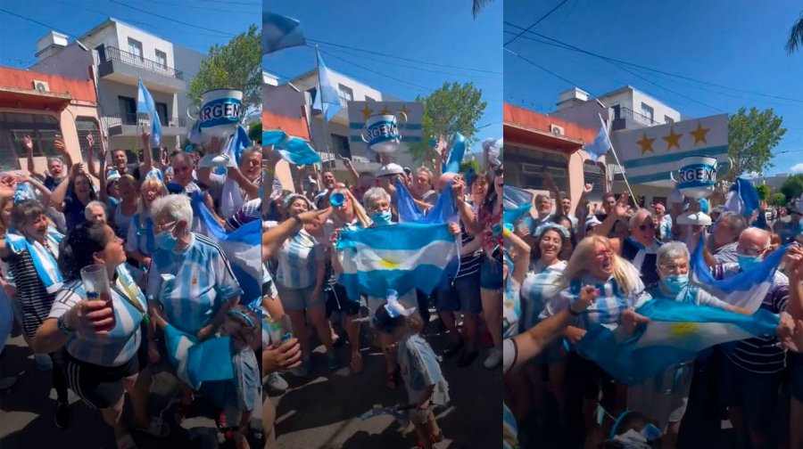La hinchada argentina, una de las m&aacute;s pasionales del mundo.
