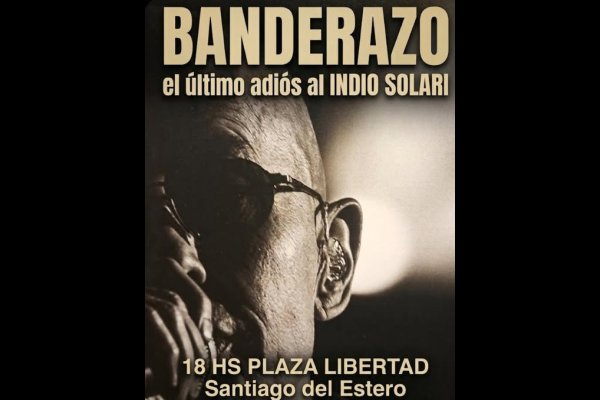 Convocan a un homenaje al Indio Solari en Plaza Libertad