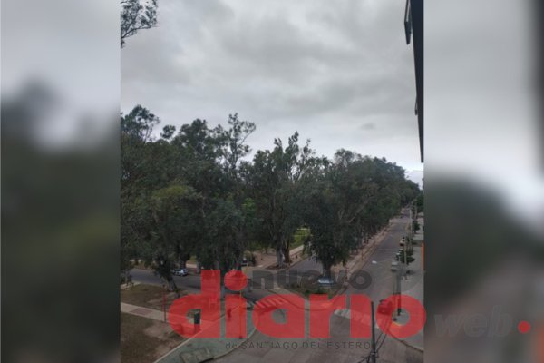 Santiago del Estero transita un domingo gris con chaparrones previstos para la tarde