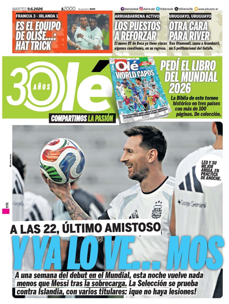 Tapa del suplemento papel