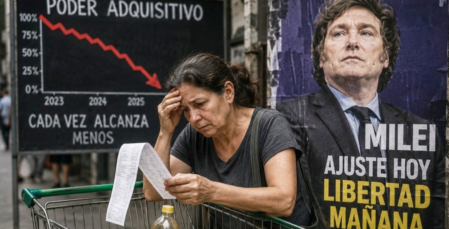 La gente no llega a fin de mes.
