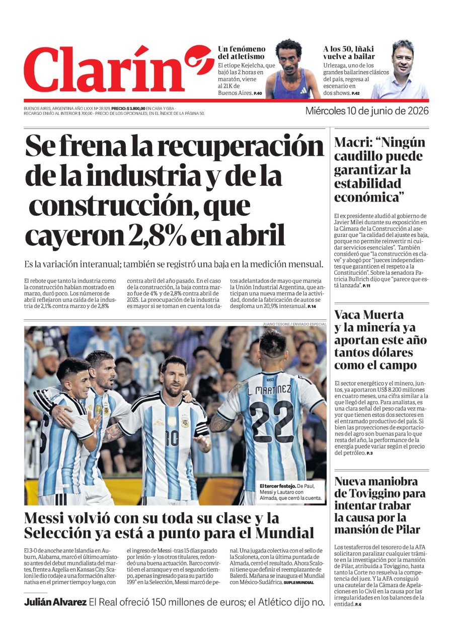 Tapa del suplemento papel