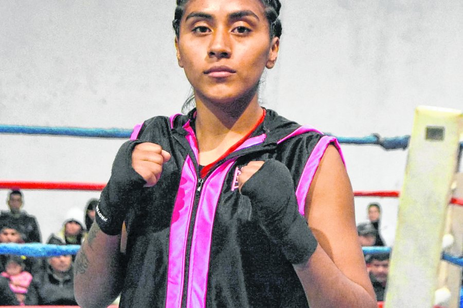 Stefanía Ibáñez, la gran esperanza del box local.
