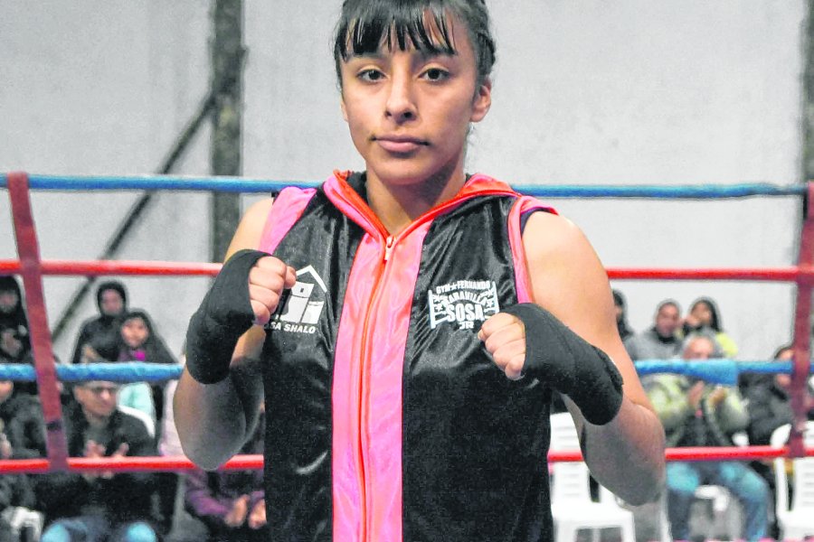 Morena Fríaz, sueña con llegar lejos en el boxeo.