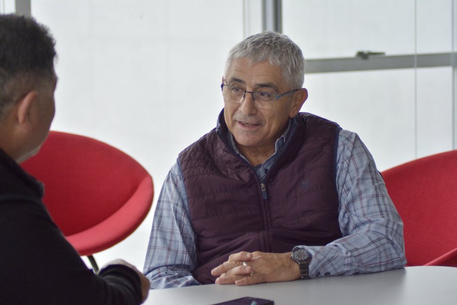 René Ruiz estuvo en Nuevo Diario.