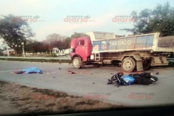 Sábado negro en Santiago | Un muerto en brutal choque sobre Av. Lugones
