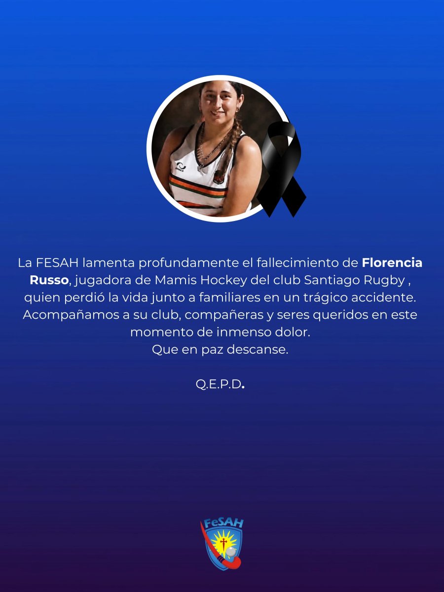 Desde la FESAH expresaron su dolor.