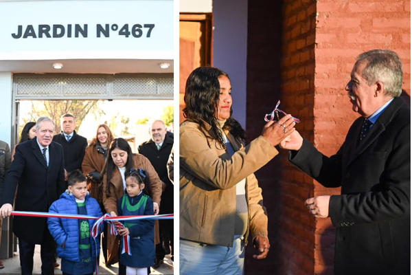 El gobernador Elías Suárez encabezó la inauguración de obras en Silípica
