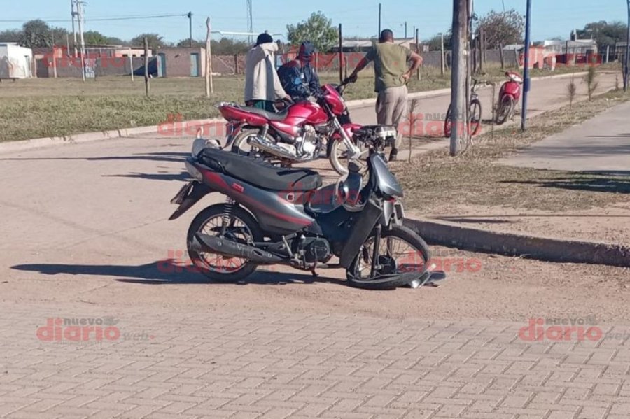 As&iacute; qued&oacute; la moto del chico.