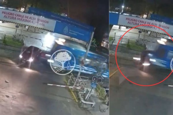 El impactante video del choque de Ernestina Pais visto de frente