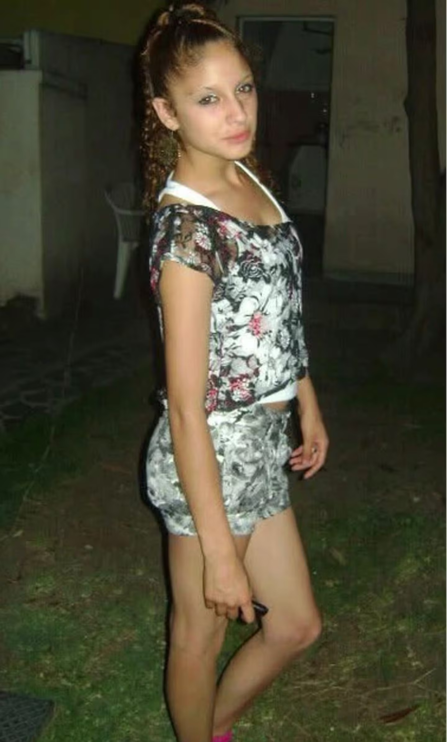 Foto de su adolescencia, antes del accidente que cambi&oacute; su vida.