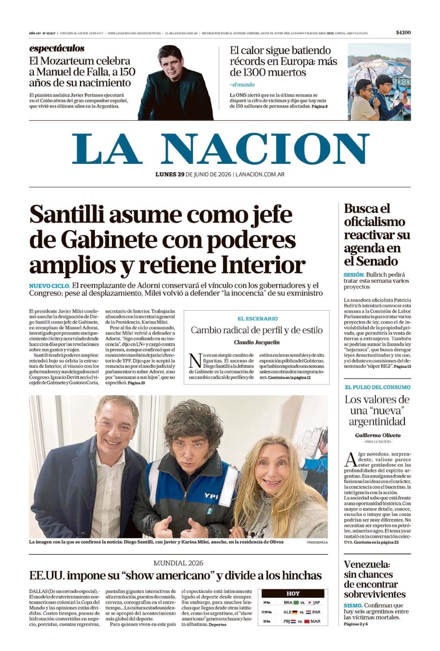Tapa del suplemento papel