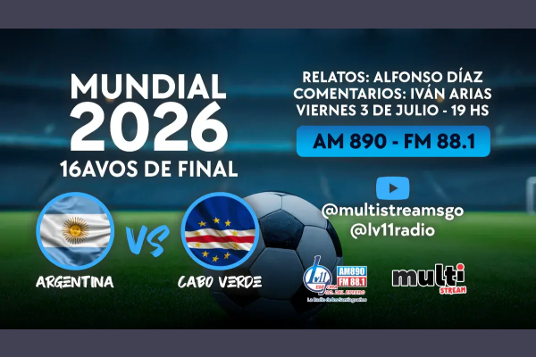 Argentina se mide ante Cabo Verde en busca del pase a los octavos del Mundial con transmisión de LV11