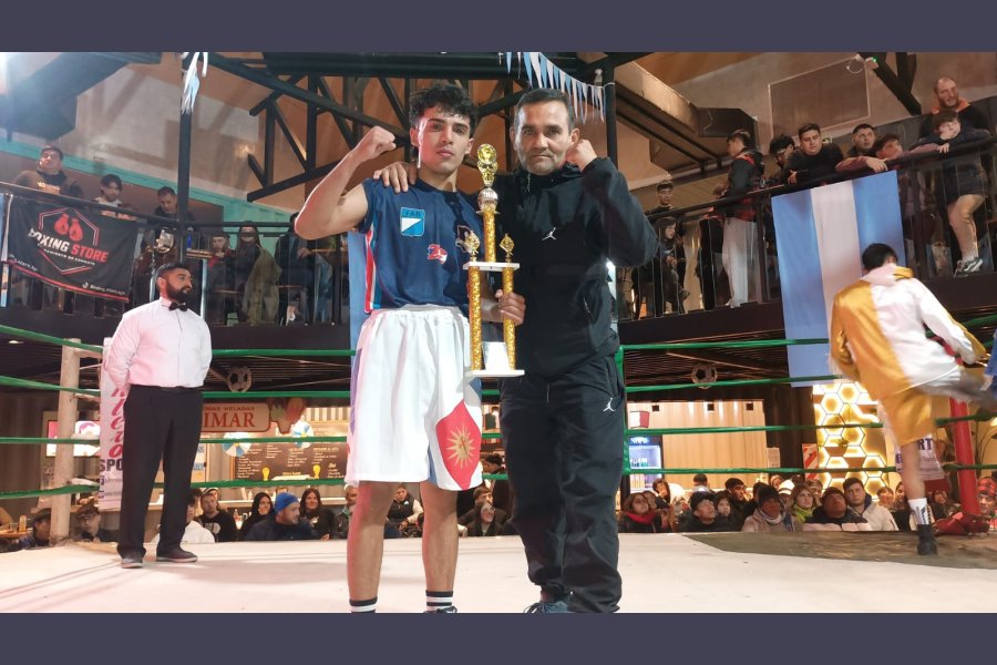Padre e hijo, y la misma pasión, el boxeo.