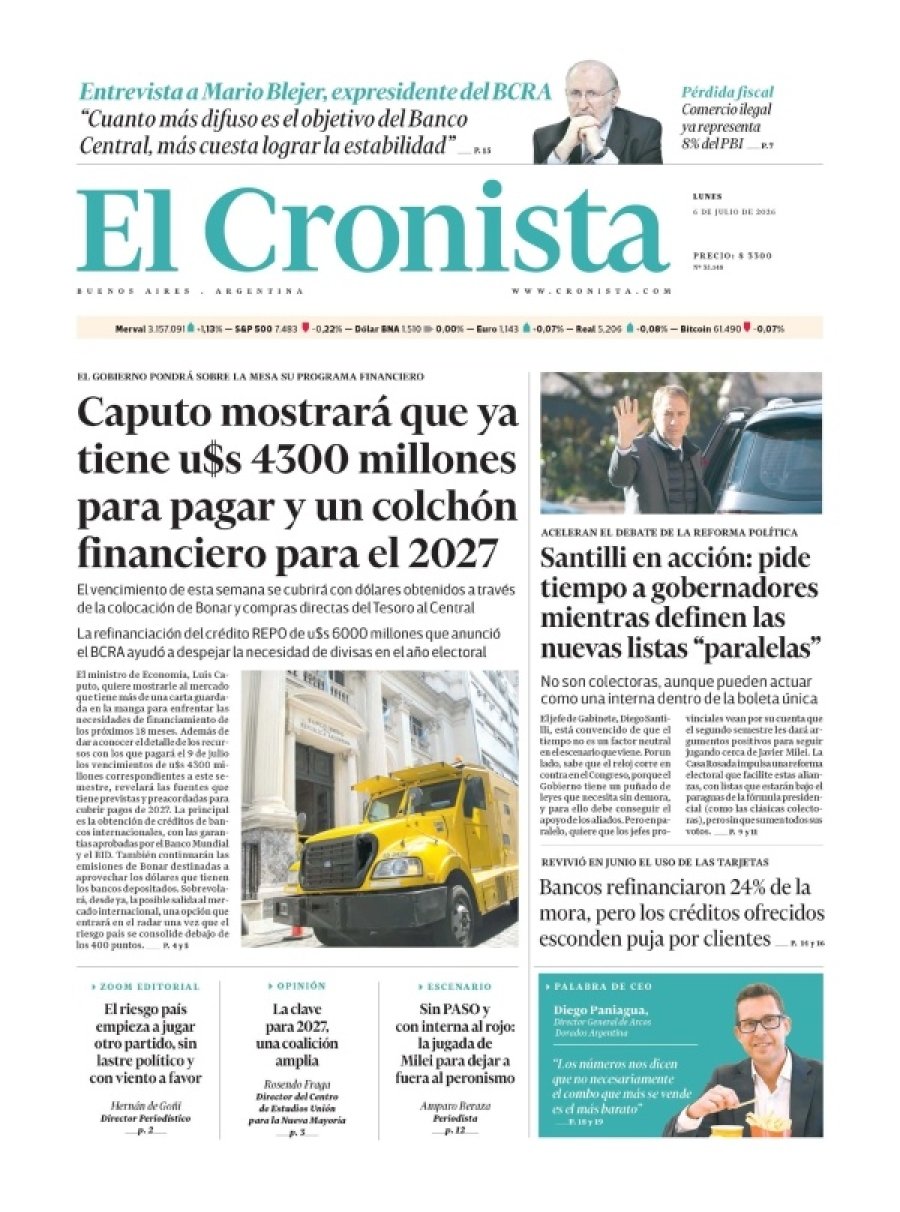 Tapa del suplemento papel