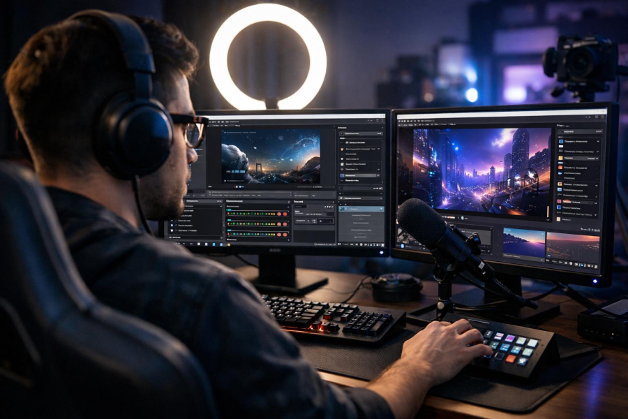 OBS Studio es uno de los programas gratuitos m&aacute;s utilizados para gestionar transmisiones en vivo y personalizar escenas.