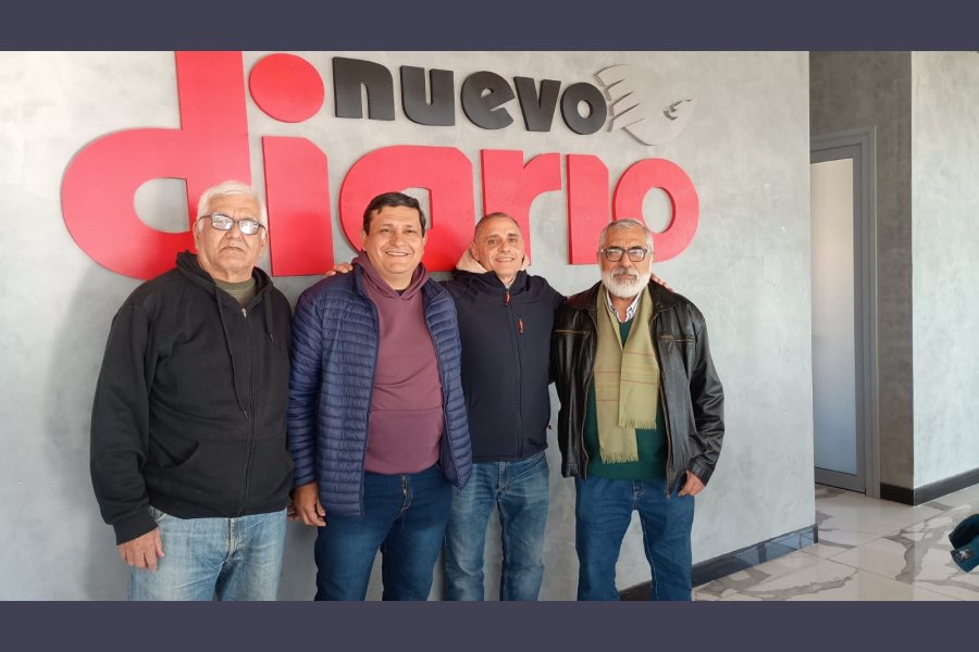 Dirigentes de ASBV en el Multimedio.
