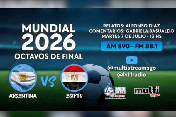 En vivo por LV11 | ¡Dale viejo! Con un golazo de Messi, Argentina empata 2-2 ante Egipto