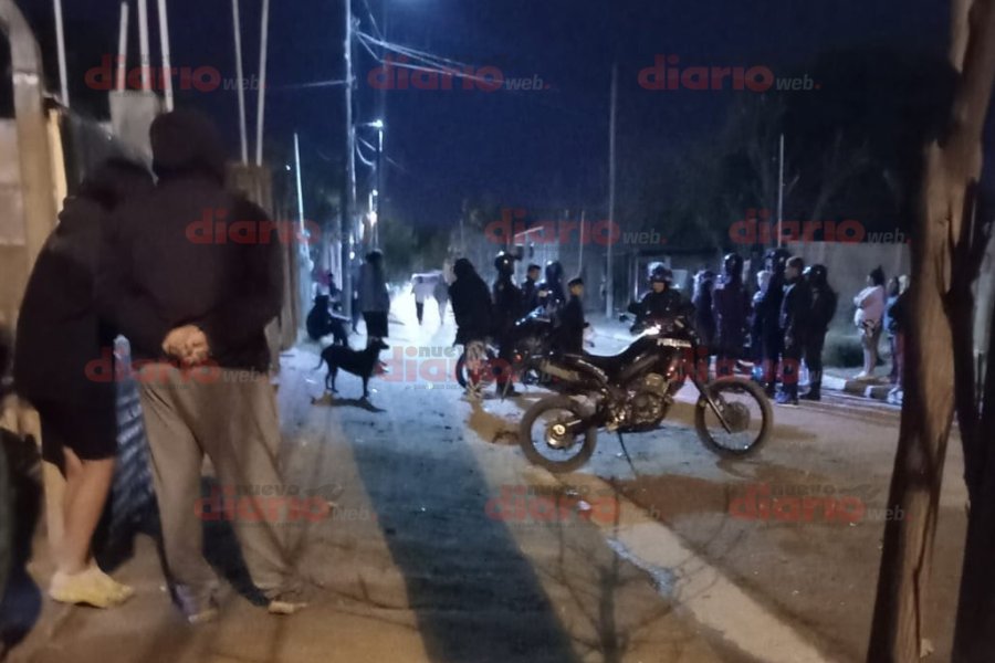 Gran despliegue de efectivos policiales.