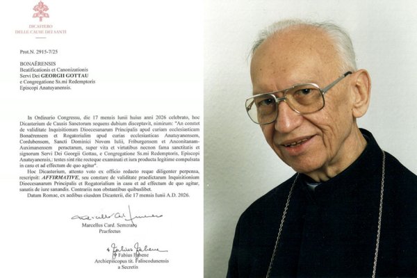 Ya hay decreto oficial y avanza la beatificación y canonización de Jorge Gottau
