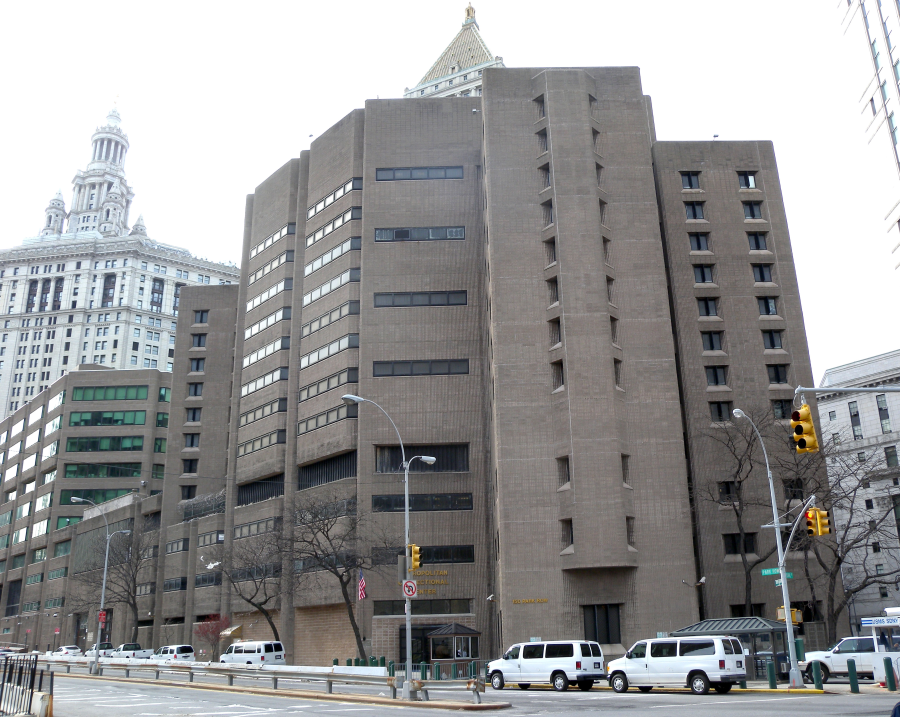 Centro Correccional Metropolitano de Nueva York.