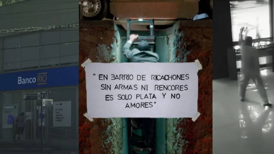 La carta que dejaron los ladrones para la Polic&iacute;a tras escapar con el bot&iacute;n.