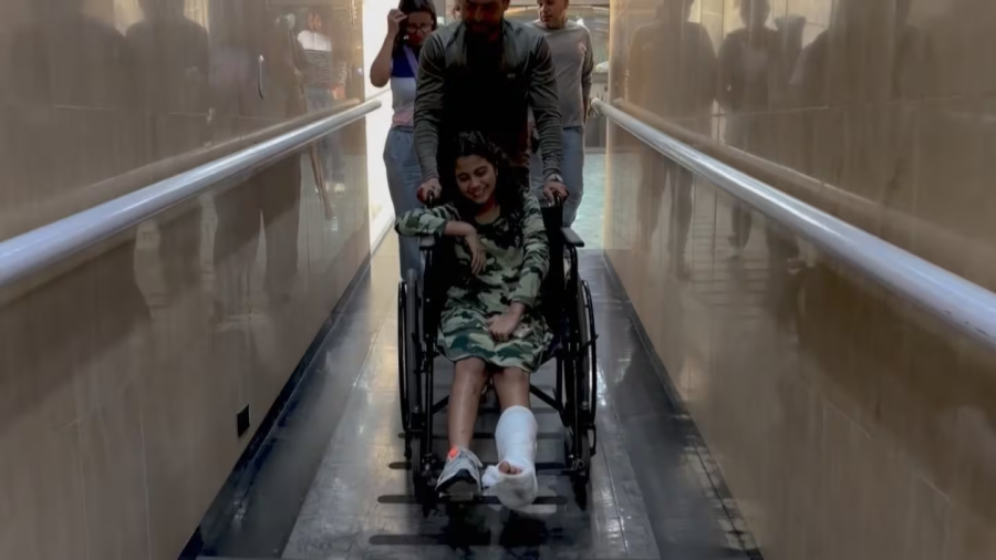 <i>Fabiana en el hospital luego de ser rescatada. (Foto: TN).</i>