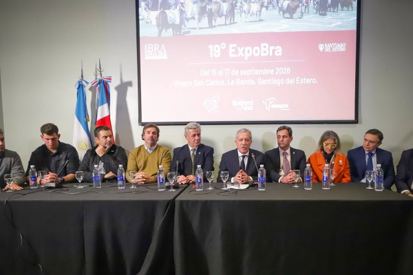 Santiago del Estero presentó en La Rural la 19ª edición de ExpoBRA 2026