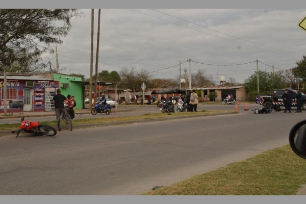 Casi en el mismo lugar de la tragedia se produjo otro siniestro vial