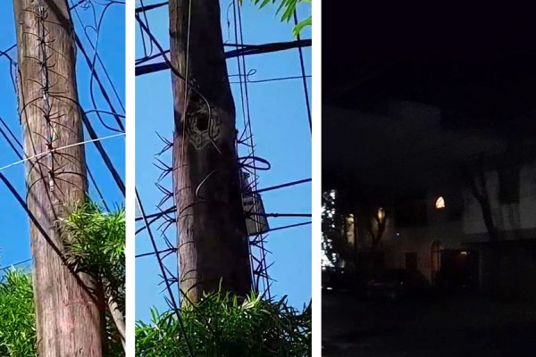 Roban 7 luminarias en una semana y dejan a oscuras a vecinos del Bº Belgrano