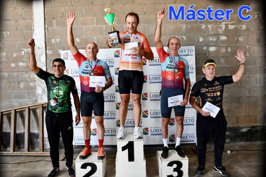 El podio de la categoría Master A.