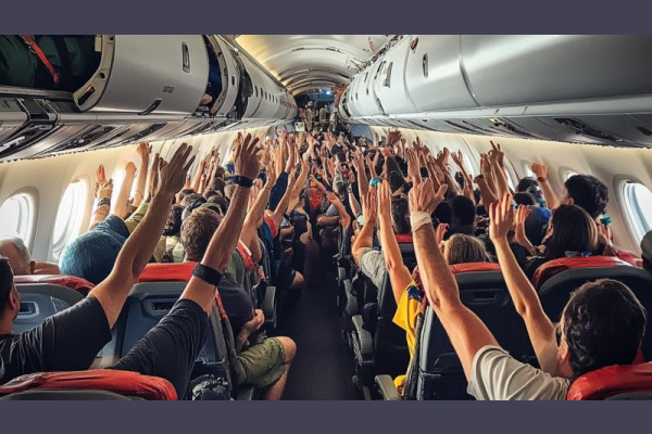 Video | La desagradable broma de un piloto español a pasajeros argentinos