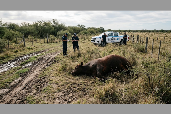 Le robaron un toro valuado en $5 millones y lo hallaron faenado