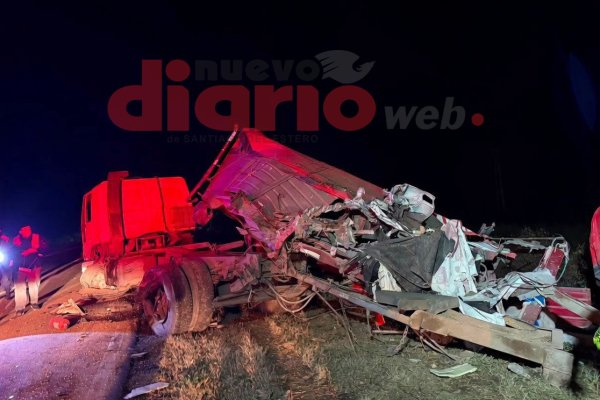 Tragedia en la Ruta 34: un hombre murió tras un violento choque de camiones