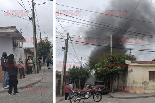Incendio en el Bº Francisco Solano movilizó a policías y bomberos
