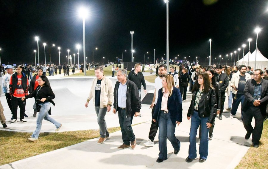Las autoridades recorrieron el predio