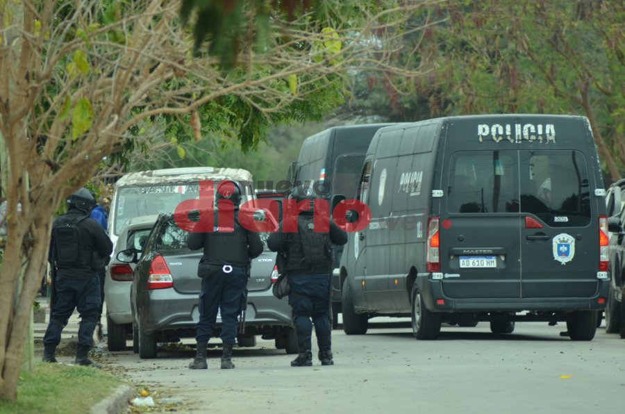 El procedimiento policial realizado en el barrio Libertad, tras 16 informes de inteligencia y denuncias de vecinos.